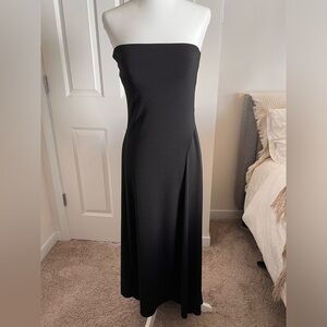EXPRESS Strapless black high-low dress, Size S